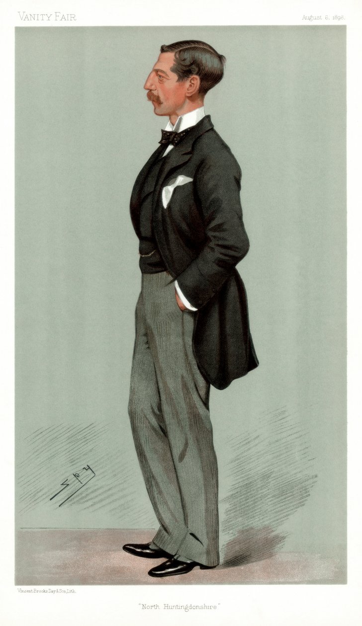 North Huntingdonshire, Ailwyn Fellowes, brytyjski polityk, 1896. autorstwa Leslie Matthew Ward