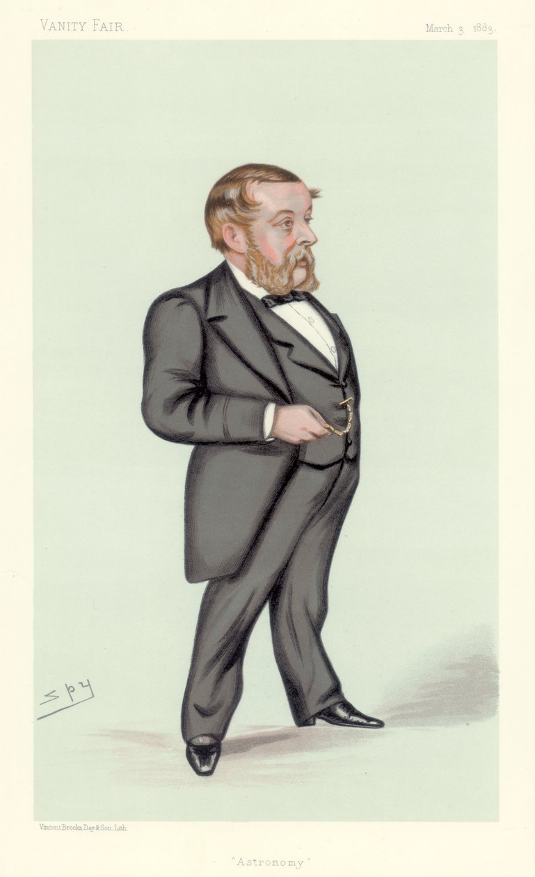 Richard Anthony Proctor, angielski astronom, matematyk i pisarz popularnonaukowy, 1883 autorstwa Leslie Matthew Ward