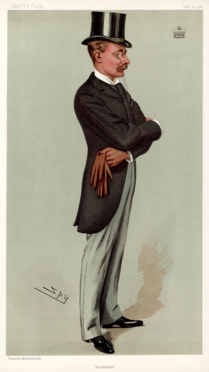 Rousseau, książę Bedford, 1896. autorstwa Leslie Matthew Ward