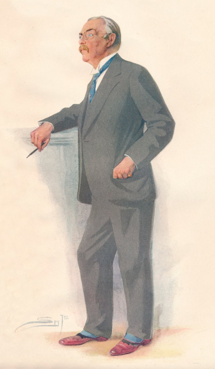 Sir Edmund Gosse, 1927 autorstwa Leslie Matthew Ward