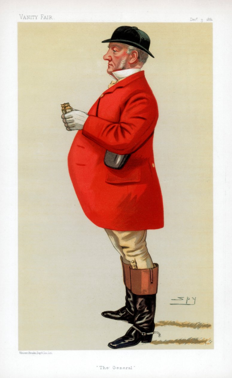 Generał, 1881 autorstwa Leslie Matthew Ward