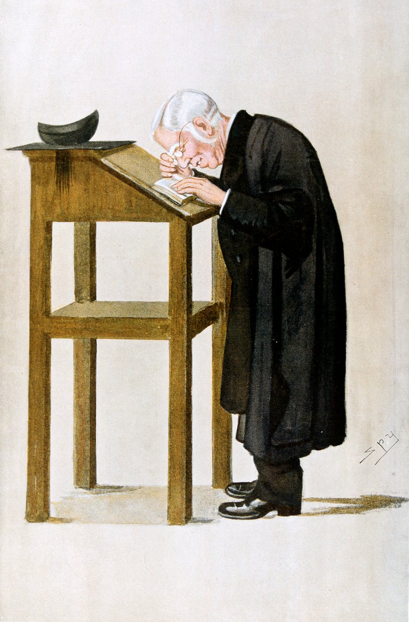 William Archibald Spooner, brytyjski duchowny i pedagog, 1898 autorstwa Leslie Matthew Ward