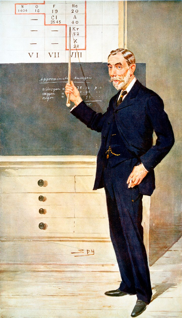 William Ramsay, szkocki chemik, 1908 autorstwa Leslie Matthew Ward