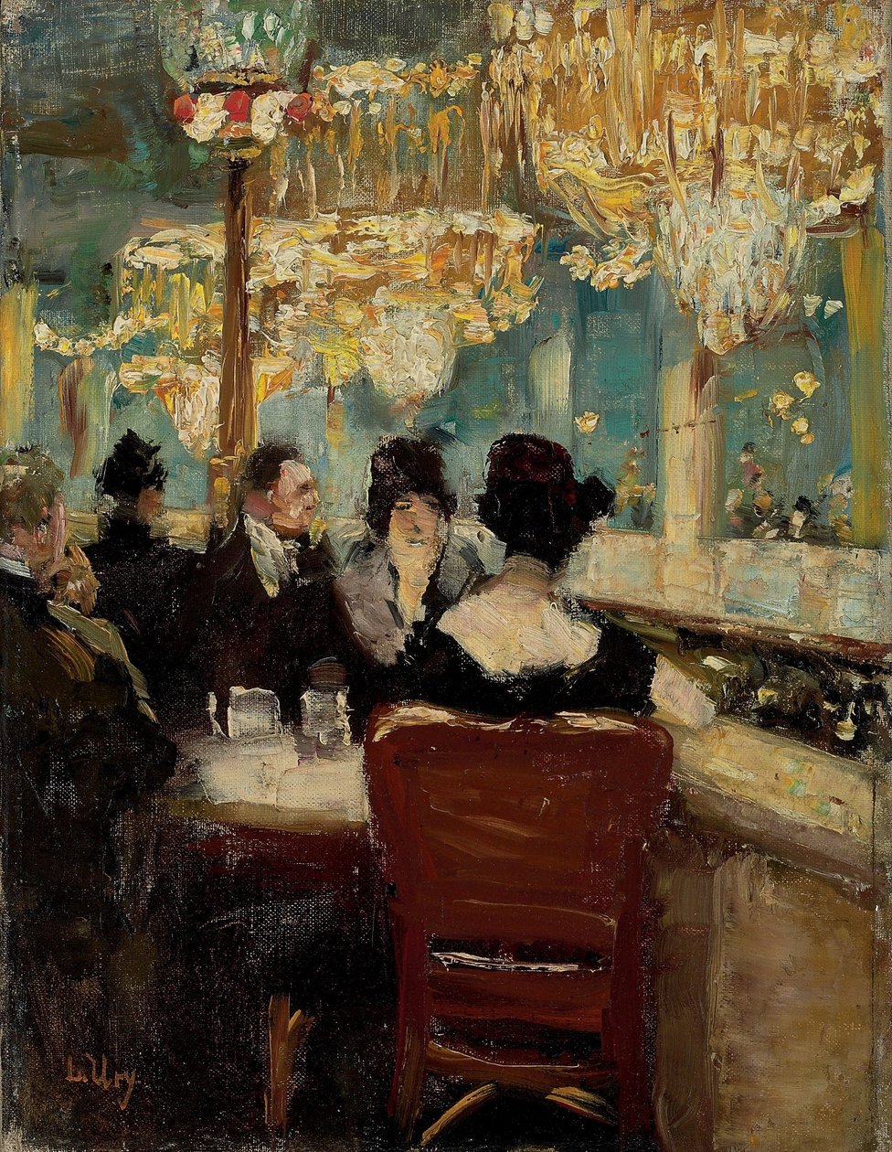 Galeria w Cafe Vaterland na Potsdamer Platz w Berlinie autorstwa Lesser Ury