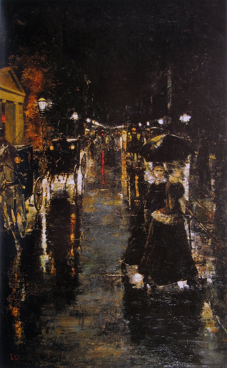 Ulica Lipska autorstwa Lesser Ury