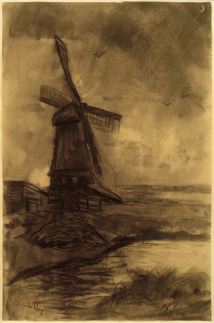 Wiatrak autorstwa Lesser Ury