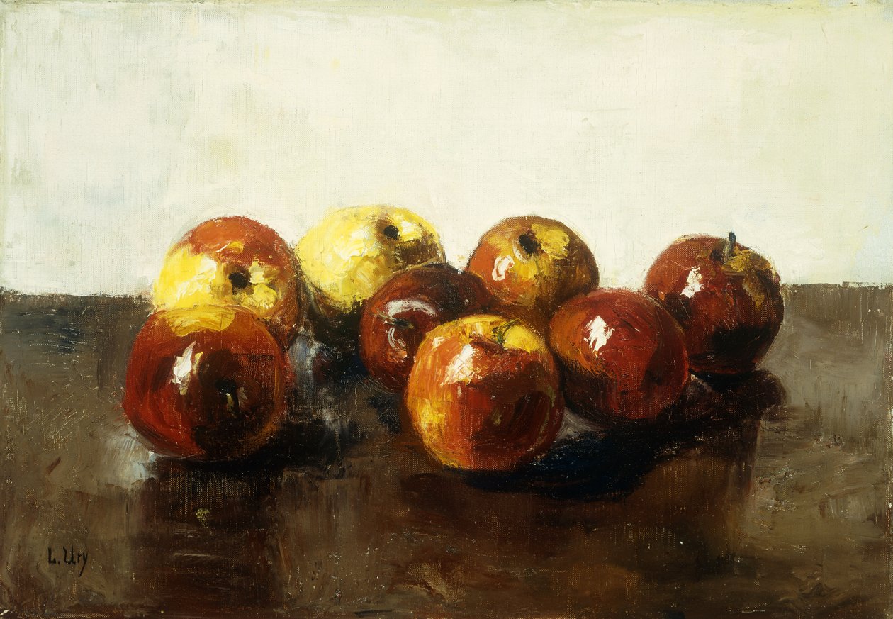Martwa natura jabłek, autorstwa Lesser Ury