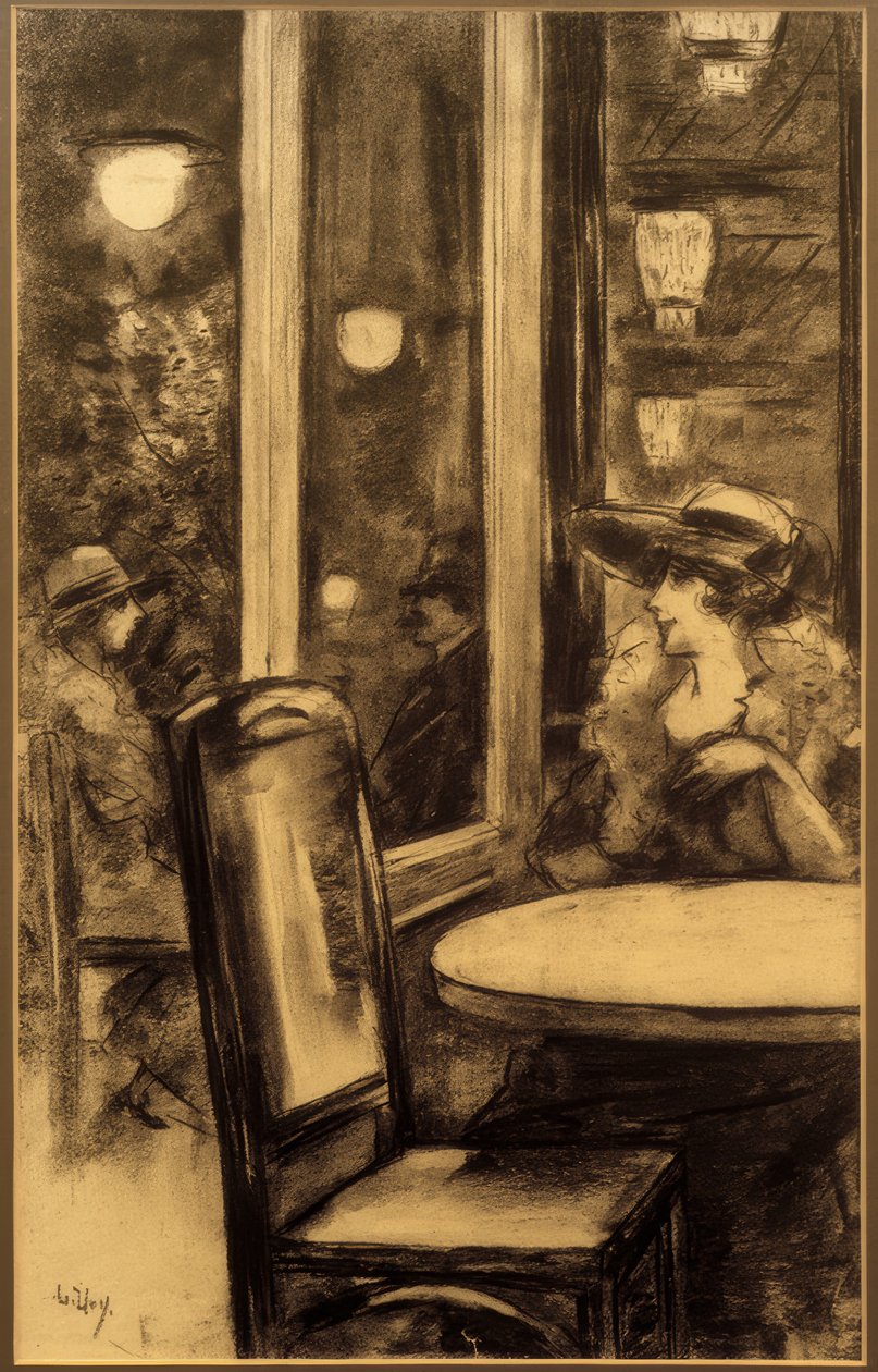 W kawiarni Bauer autorstwa Lesser Ury