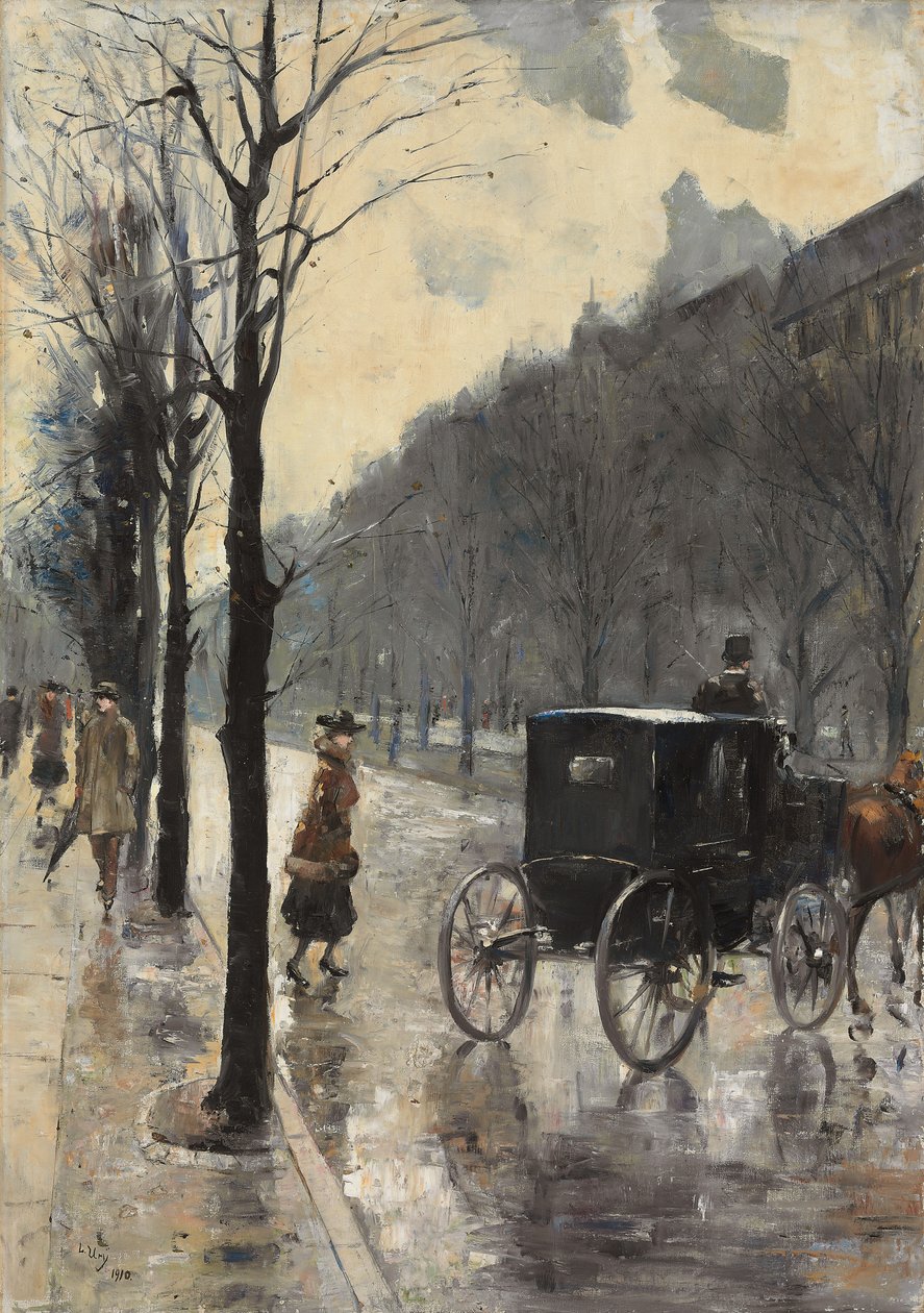 Bulwar Kurfürstendamm, 1910 autorstwa Lesser Ury