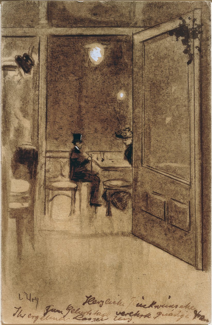 Saal Café Bauer autorstwa Lesser Ury