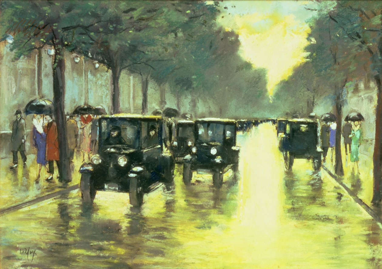 Scena uliczna autorstwa Lesser Ury