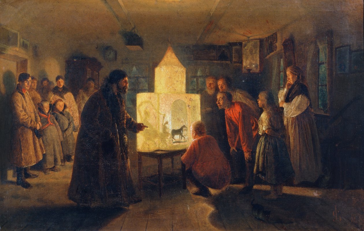 Magiczna Latarnia, 1876 autorstwa Lev Grigoryevich Solovyev