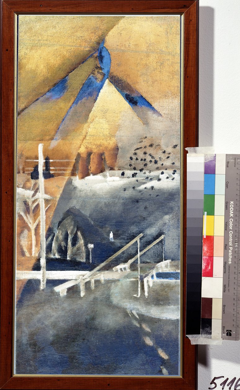 „Pejzaż zimowy” Obraz Lwa Aleksandrowicza Bruniego (1894-1948) 1918 Zbiory prywatne autorstwa Lev Aleksandrovitc Bruni