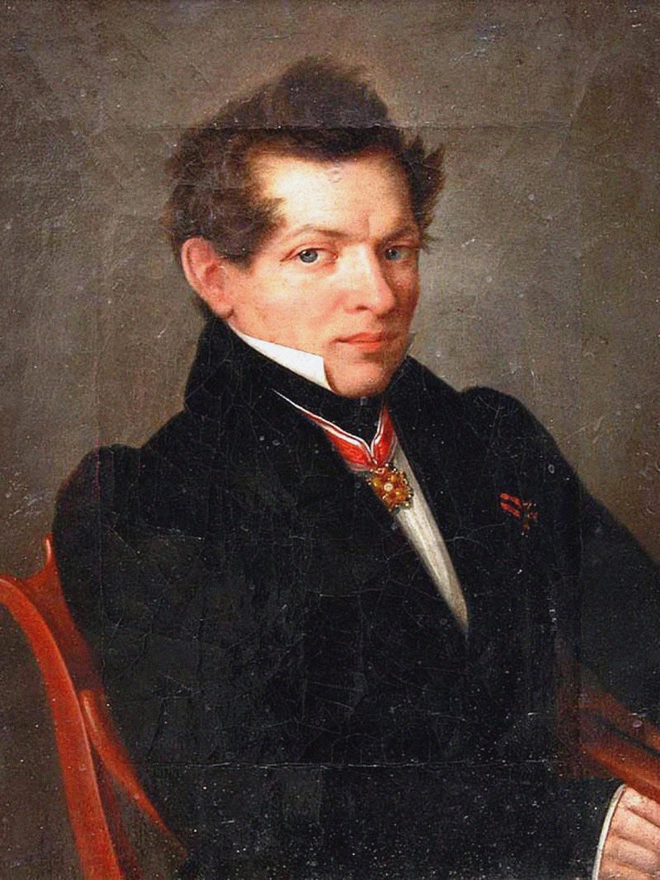 Portret matematyka Nikołaja Łobaczewskiego 1792-1856, 1839 autorstwa Lev Dmitrievich Kryukov