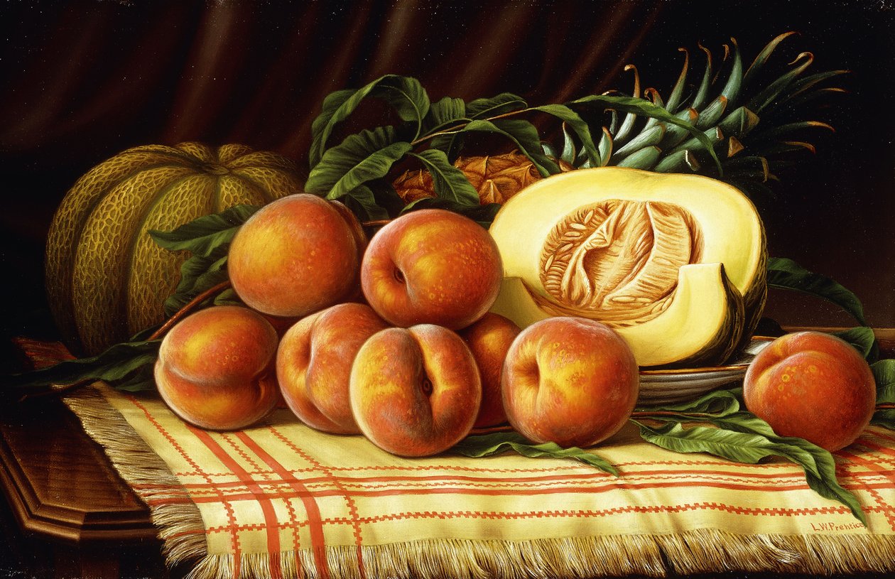 Melony, Brzoskwinie i Ananas autorstwa Levi Wells Prentice