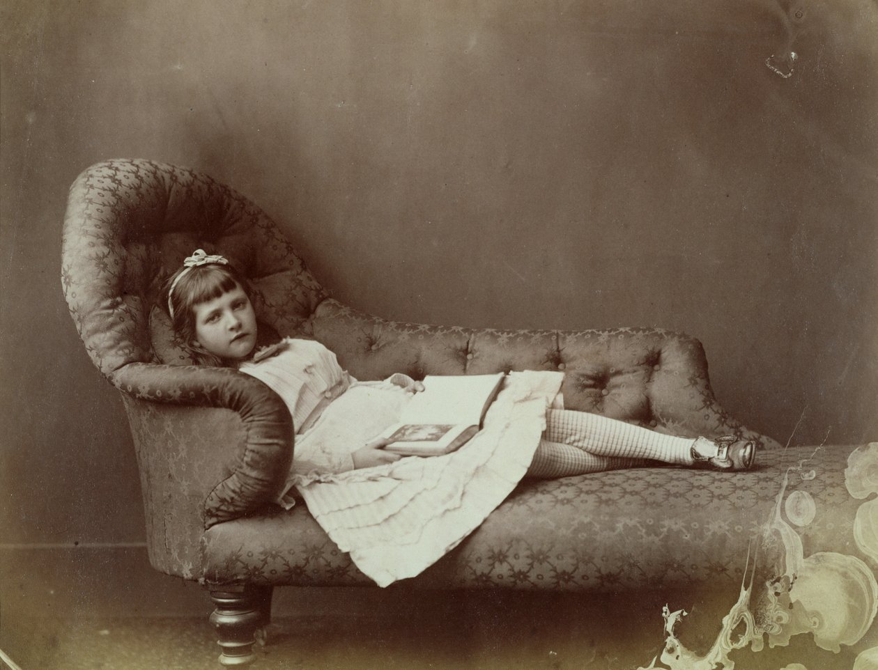 Portret Xie Kitchin (odbitka albumowa) autorstwa Lewis Carroll