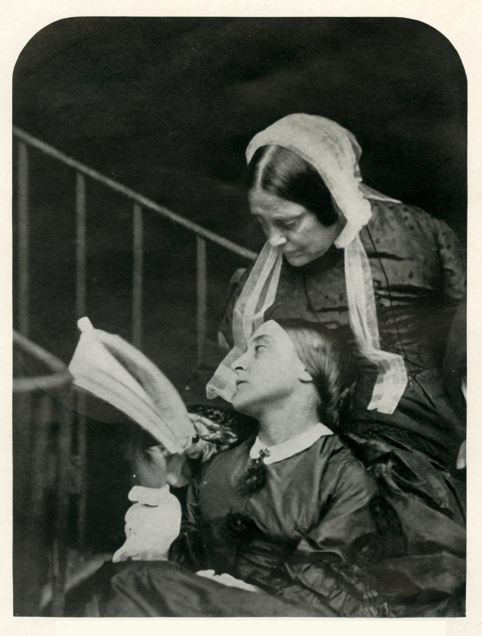 Christina Rossetti i jej matka Frances Rossetti, 1863, 1948. autorstwa Lewis Carroll