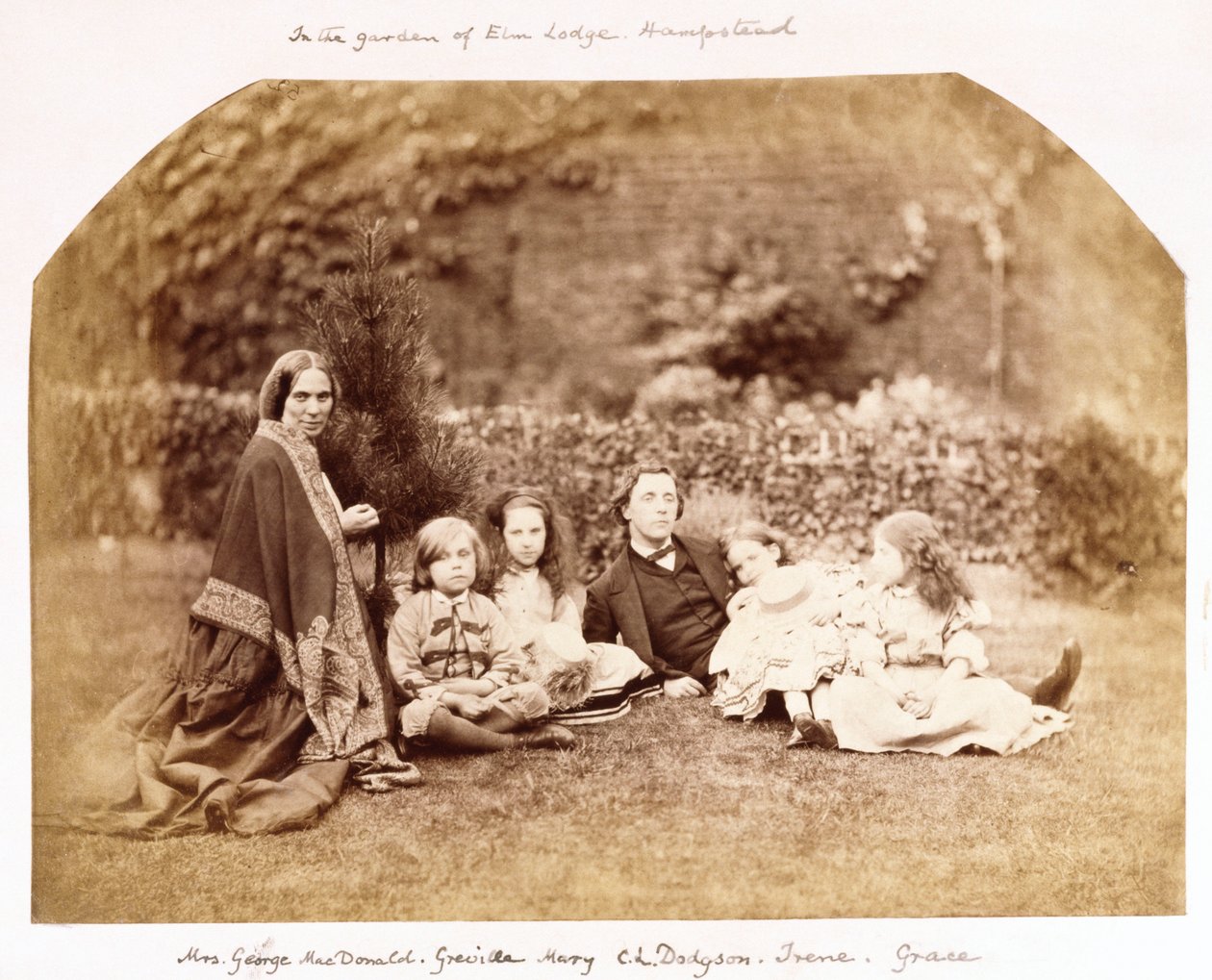 Portret rodziny MacDonaldów z Lewisem Carrollem, 1863 autorstwa Lewis Carroll