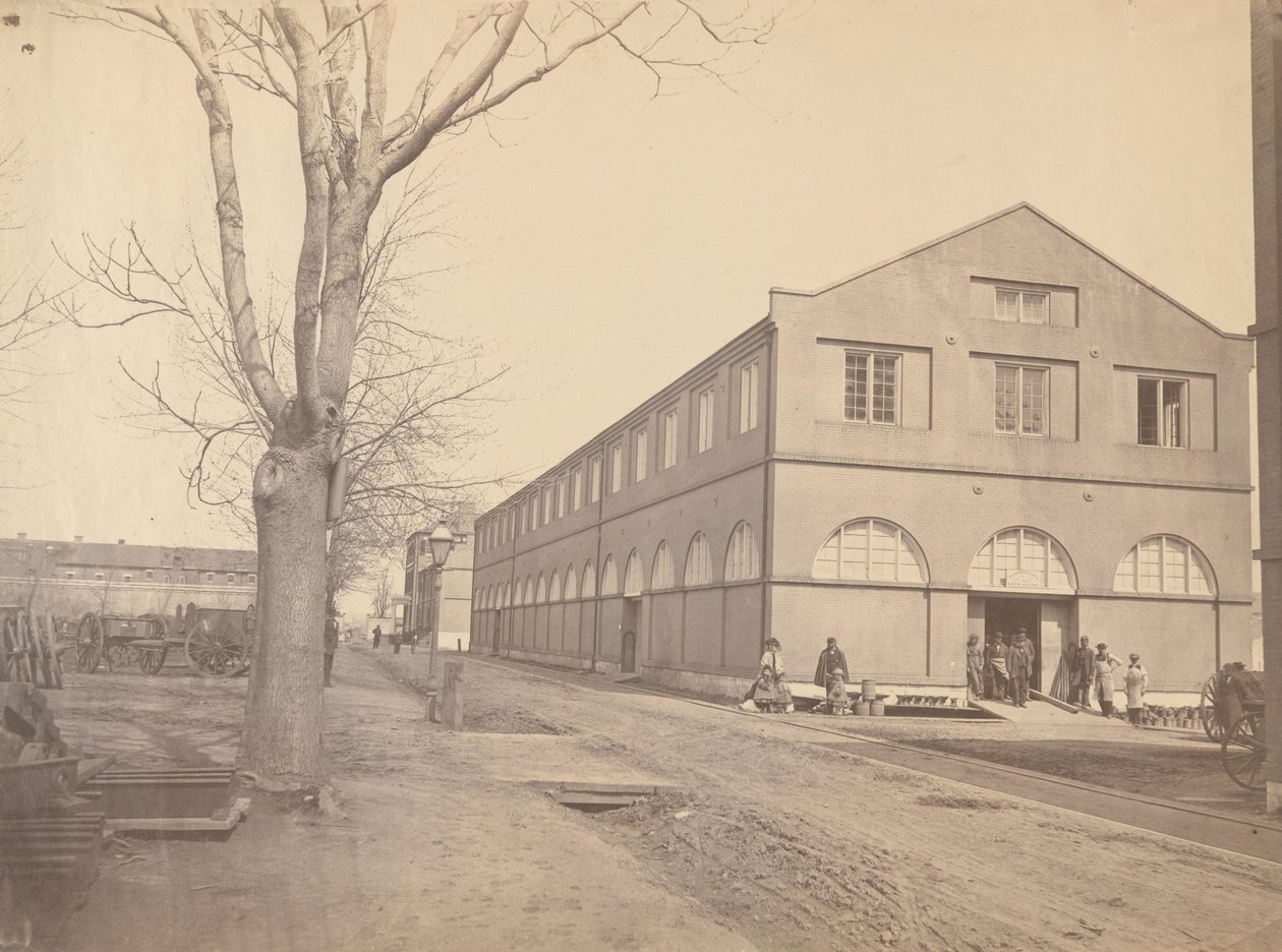 Warsztaty w Washington Arsenal, 1858-1859 (zdjęcie) autorstwa Lewis Emory Walker