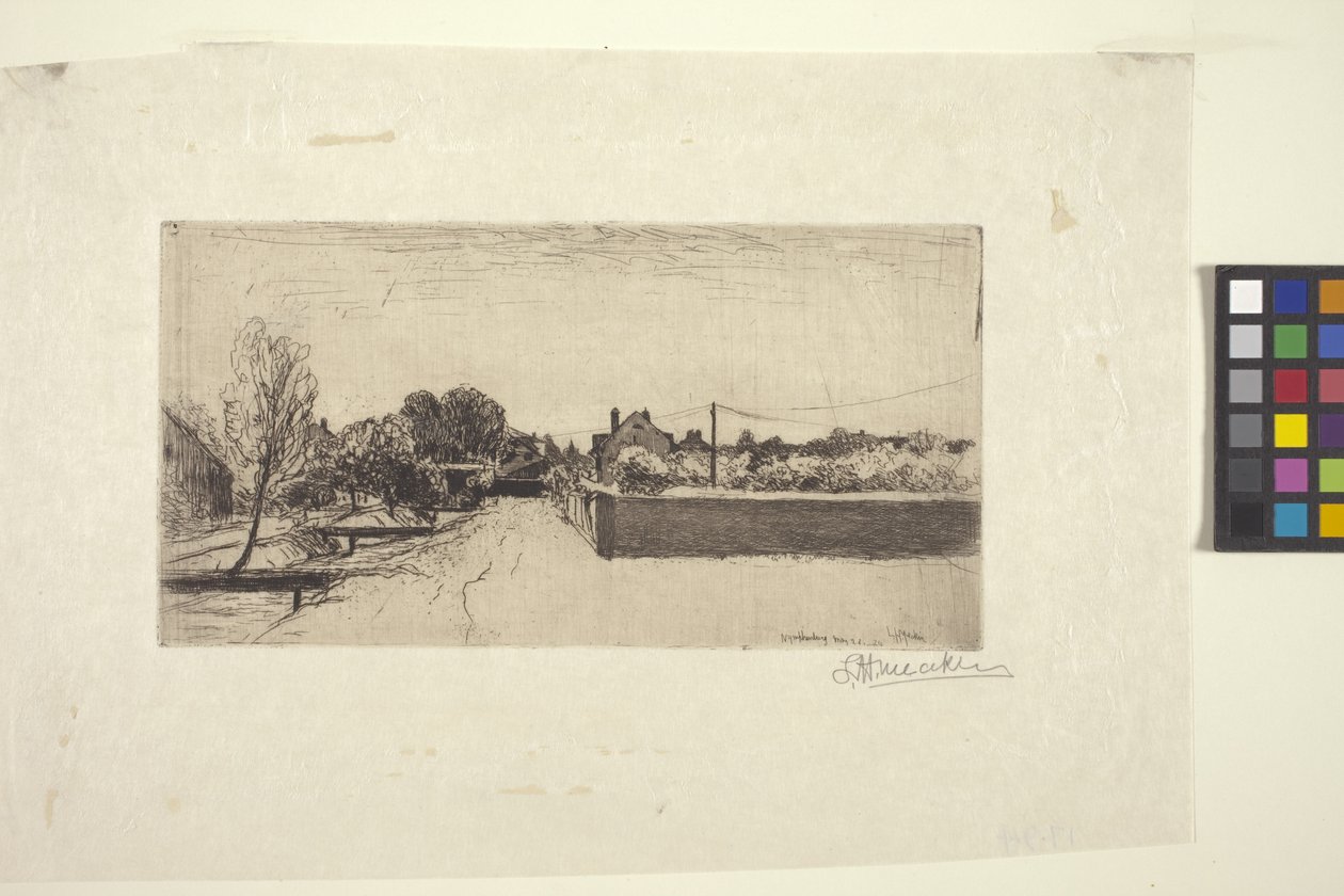 Нимфенберг (офорт)полировка autorstwa Lewis Henry Meakin