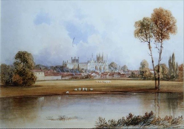 Katedra w Peterborough autorstwa Lewis Henry Shepherd