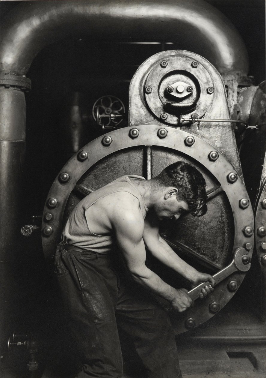 Mechanik Power House autorstwa Lewis Wickes Hine