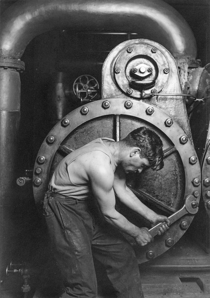 Mechanik Power House autorstwa Lewis Wickes Hine