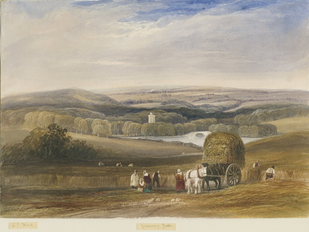 Greenway Bank: malarstwo akwarela i [ok. 1830-1840] autorstwa Lewis John Wood