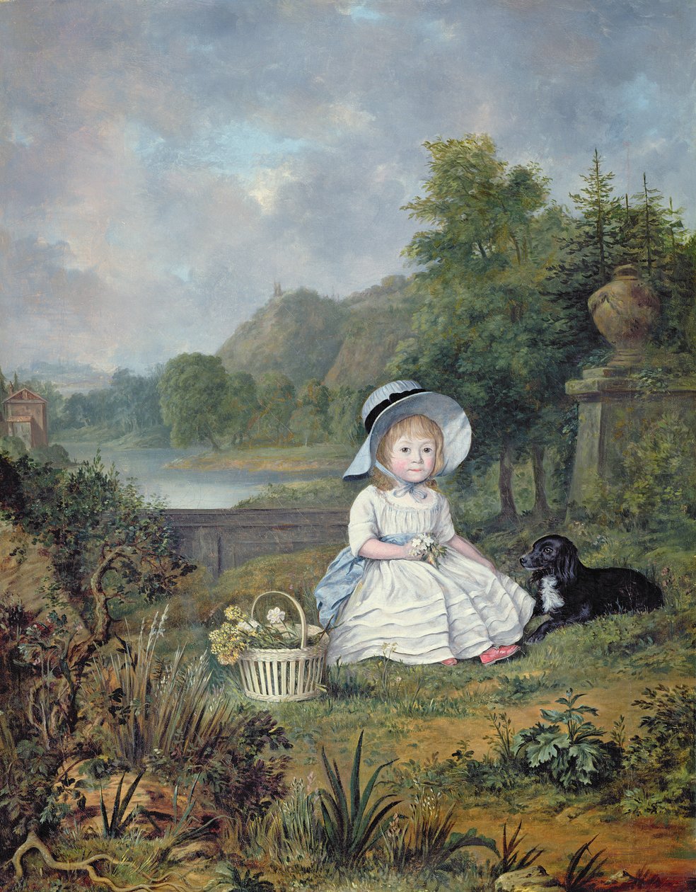Portret panny Elizabeth Heathcote (olej na płótnie) autorstwa Lewis Vaslet