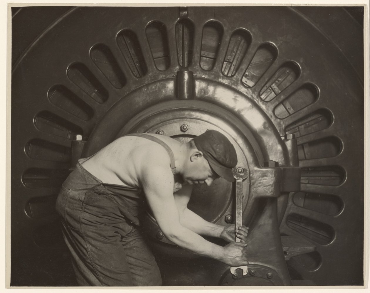 Mechanik Power House. autorstwa Lewis W. Hine