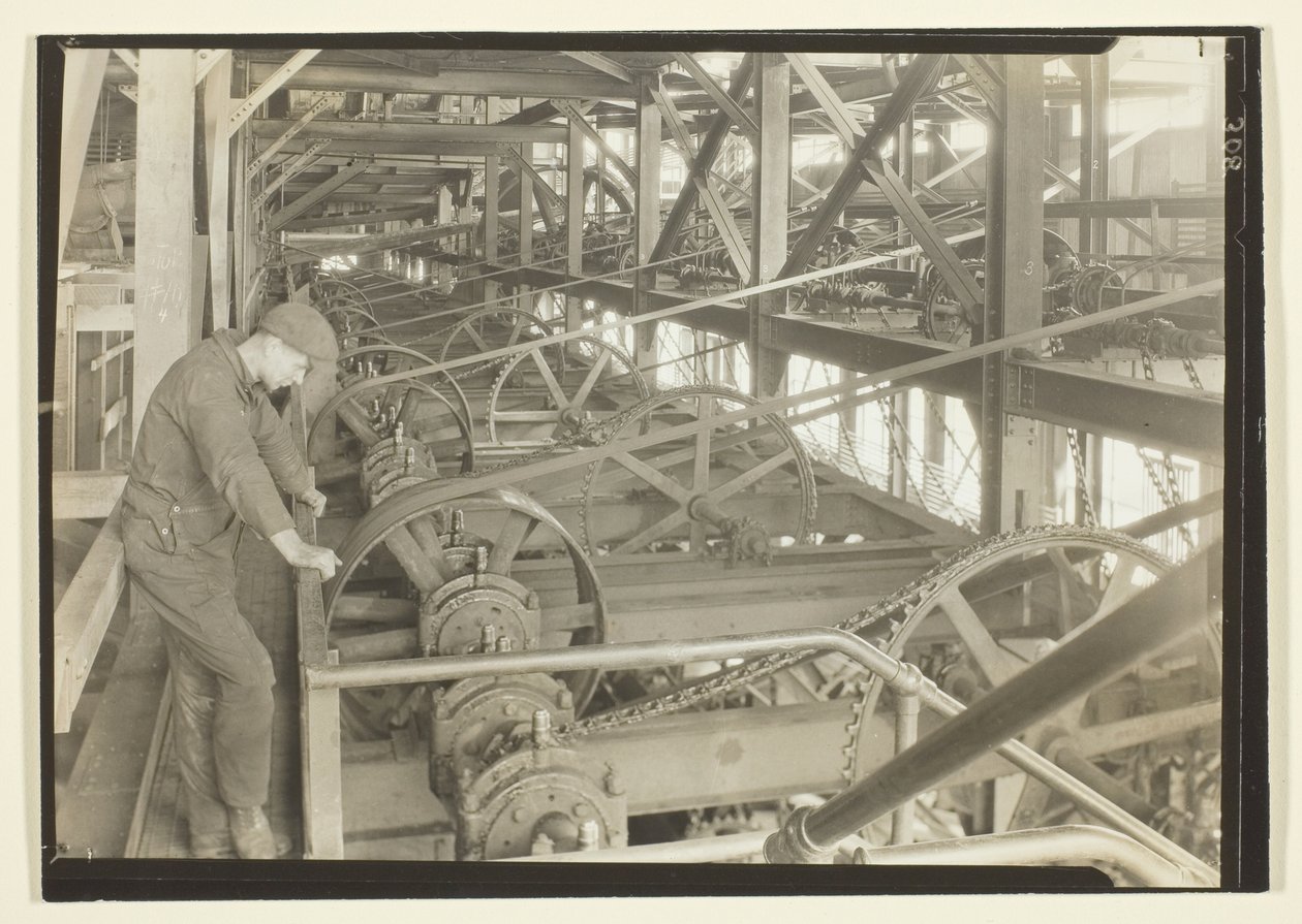 Breaker Boys nie są już potrzebni, to jest nowoczesny Breaker autorstwa Lewis Wickes Hine