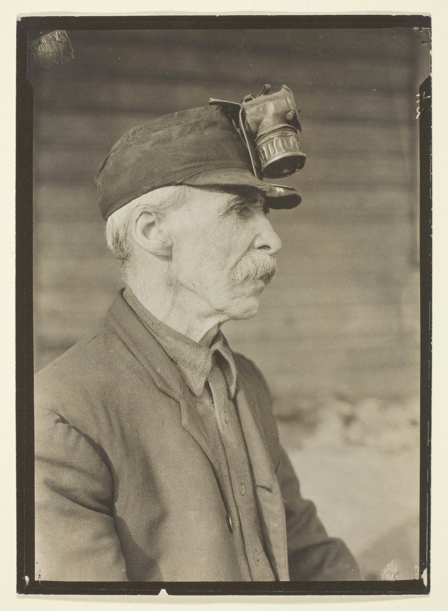 Angielski górnik autorstwa Lewis Wickes Hine