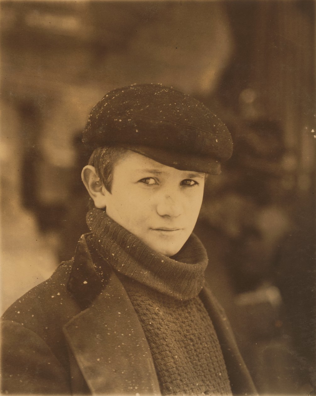 Główny kioskarz, Utica, stan Nowy Jork autorstwa Lewis Wickes Hine