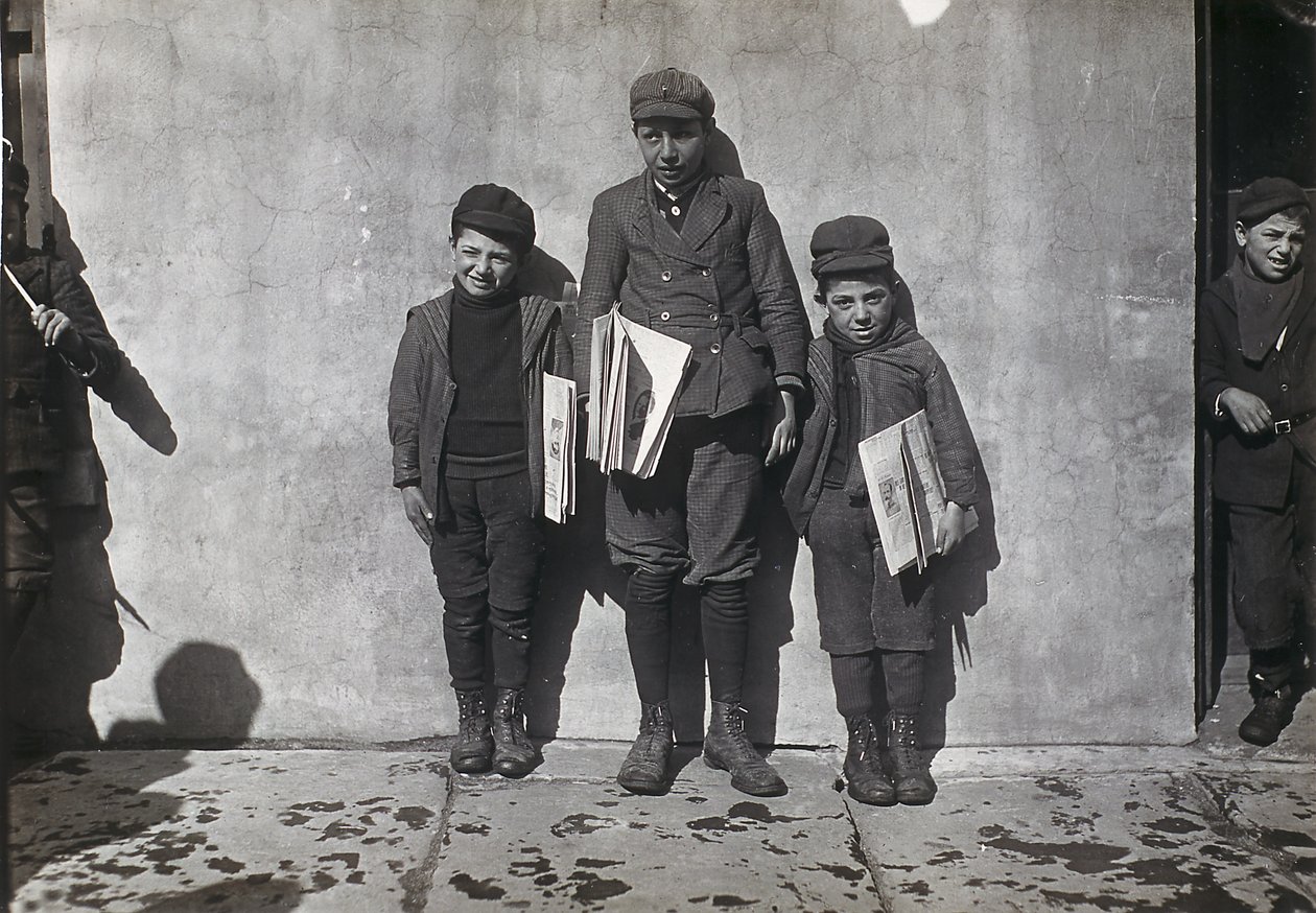 John Pento, Hartford, Connecticut, marzec 1909 autorstwa Lewis Wickes Hine