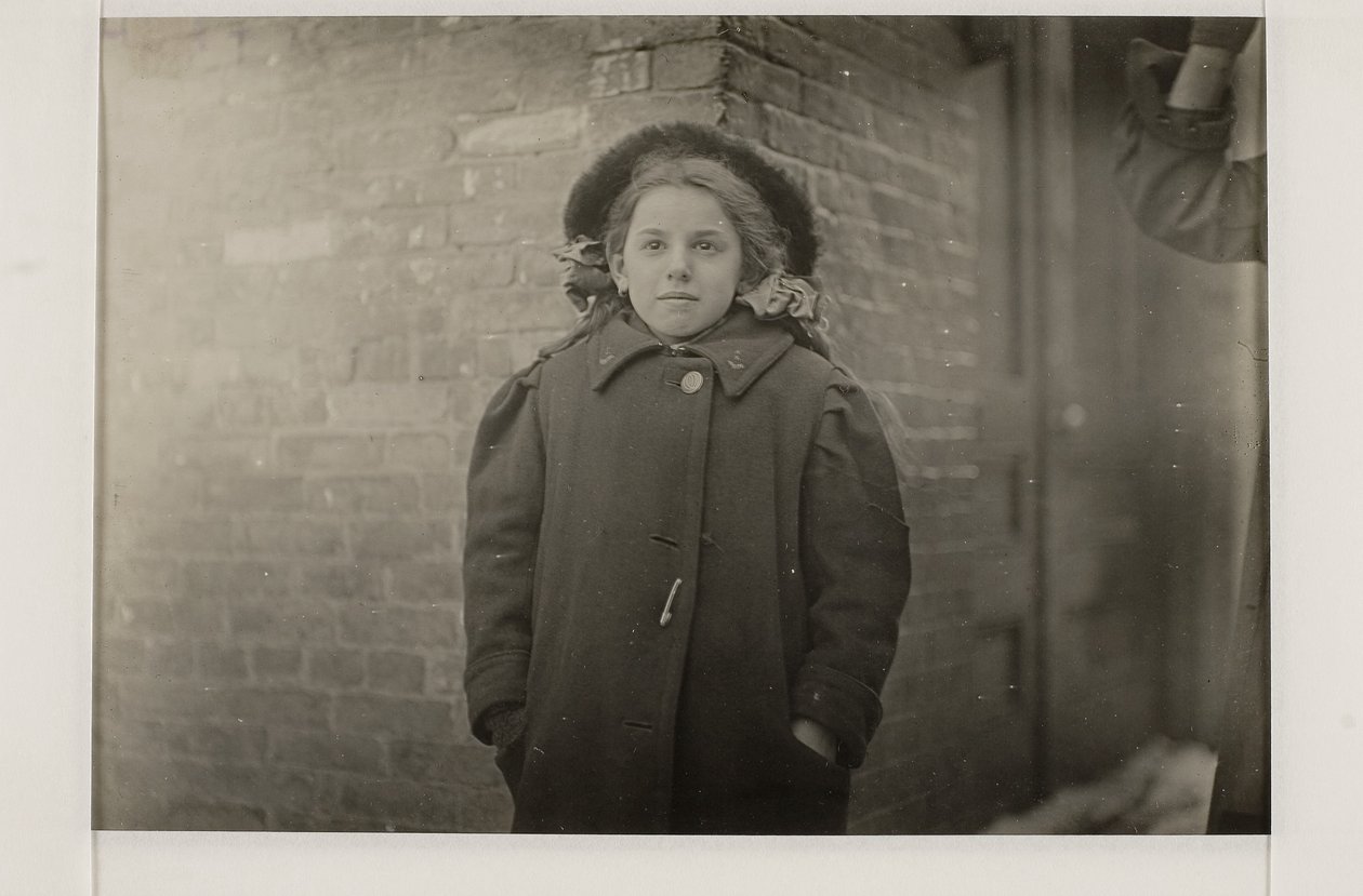 Mary Horn, Hartford, Connecticut, marzec 1909 autorstwa Lewis Wickes Hine