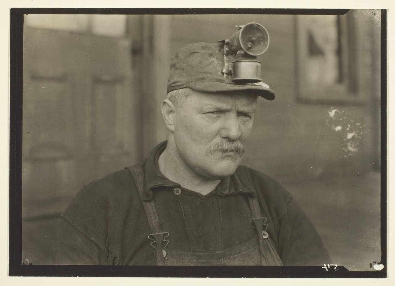 Ten Szkot był nazywany poetą kopalń, Kopalnia węgla we wschodniej Pensylwanii autorstwa Lewis Wickes Hine