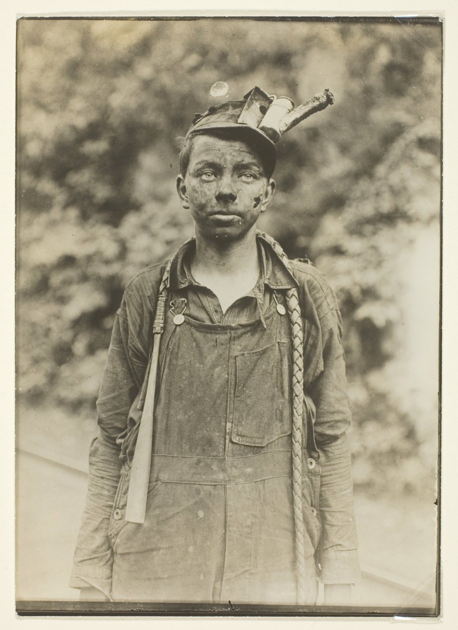 Wirginia Zachodnia, kierowca, godziny pracy 7:00-17:30 autorstwa Lewis Wickes Hine