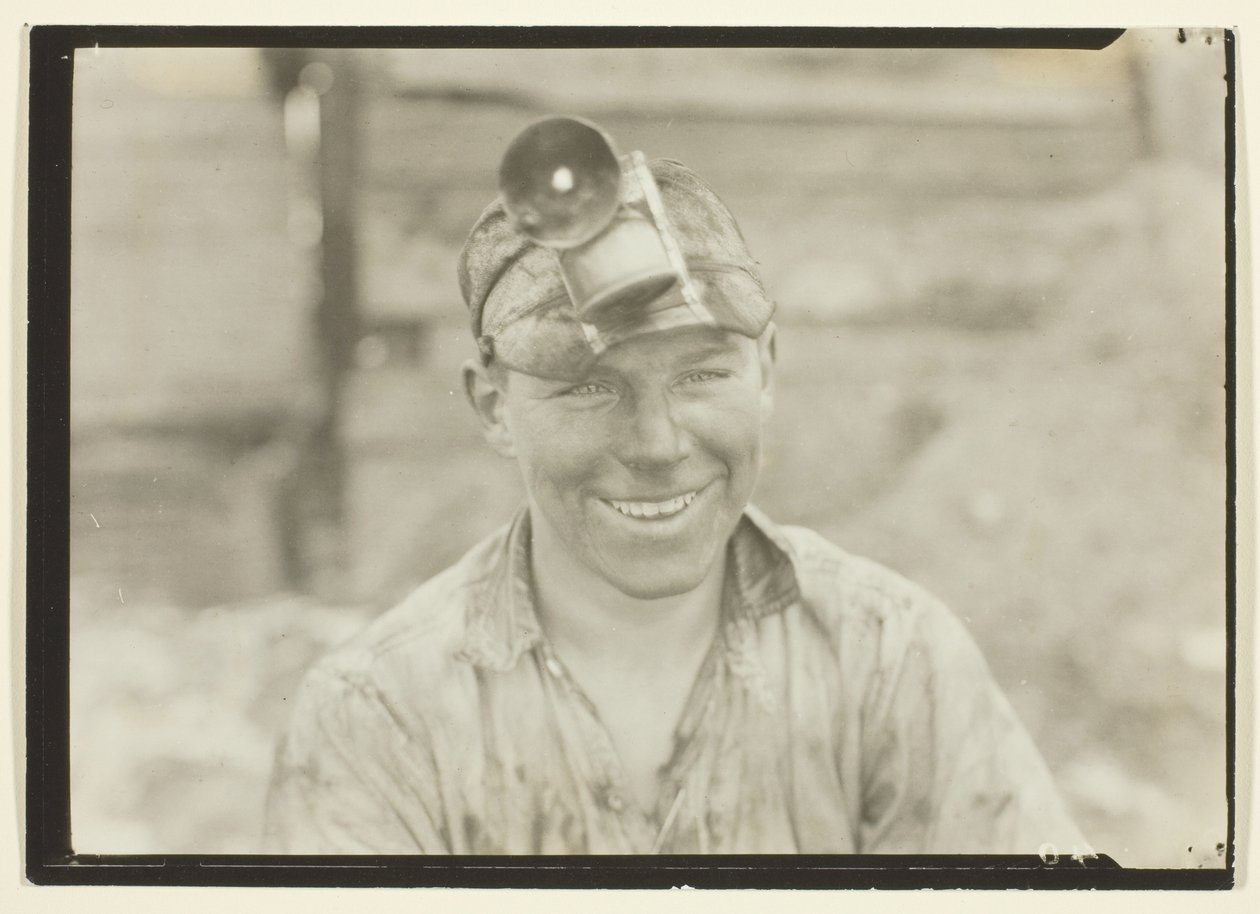 Young Miner, Pensylwania autorstwa Lewis Wickes Hine