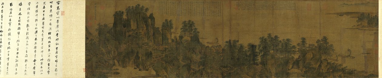 Kameralna sceneria rzeki i gór (江山小景) autorstwa Li Tang