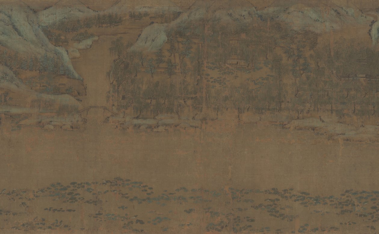 Domek rybacki na górze Xisai, ca. 1170. autorstwa Li Jie