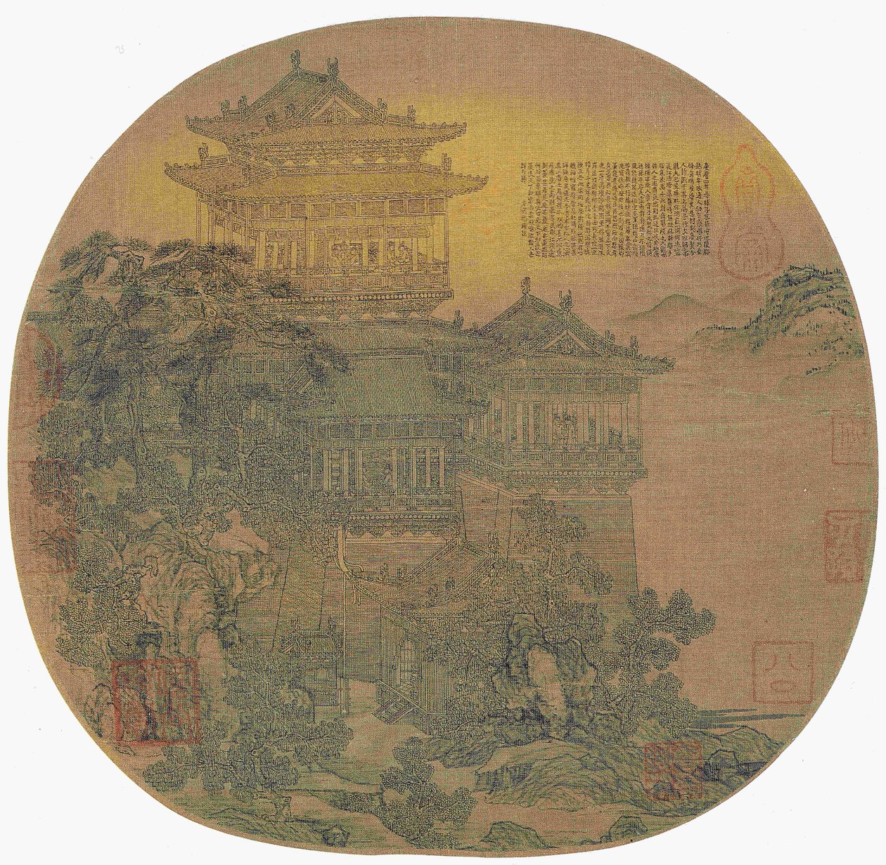 oni UE Yang Lookout przez l to Heng (Ustawa 908-925) autorstwa Li Sheng