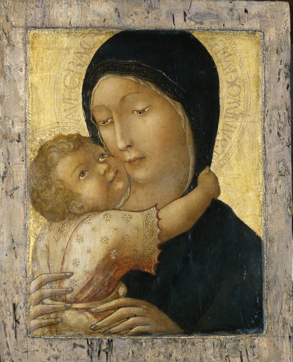 Madonna z Dzieciątkiem, ok. 1470 (tempera na drewnie topoli) autorstwa Liberale da Verona