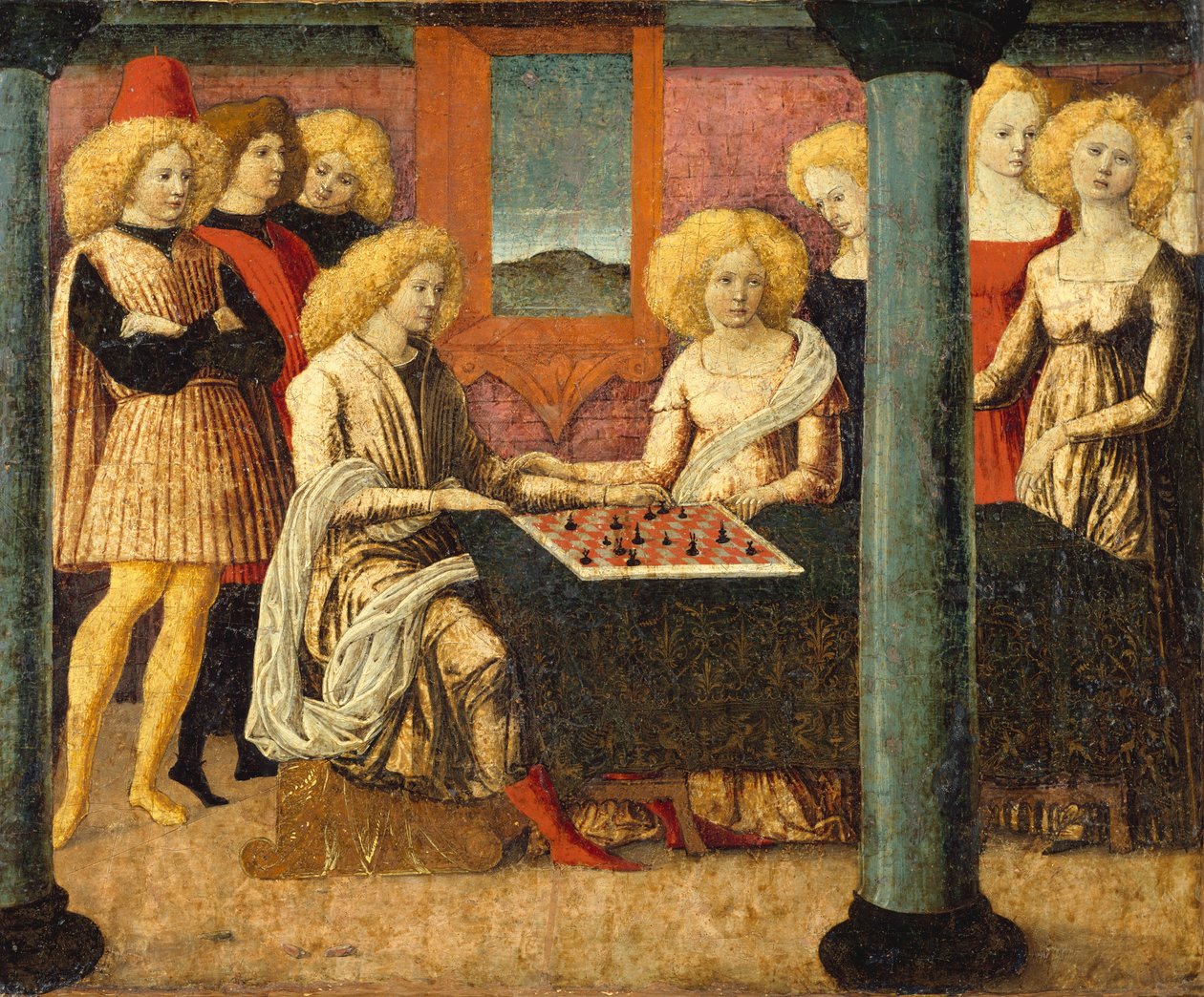 Szachiści, ca. 1475. autorstwa Liberale da Verona