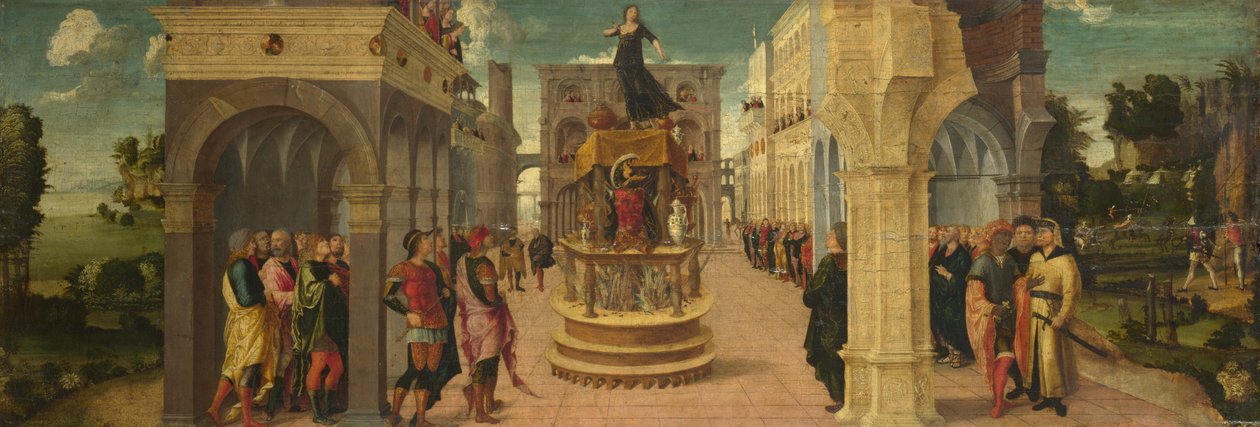 Śmierć Dydony, początek XVI wieku. autorstwa Liberale da Verona