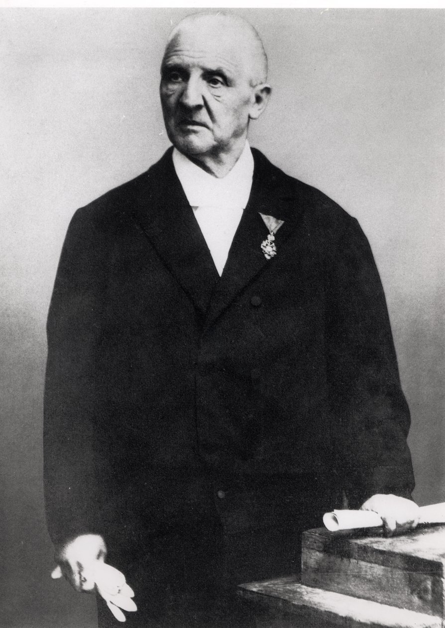 Anton Bruckner (1824-96) (zdjęcie czarno-białe) autorstwa Unbekannt Unbekannt