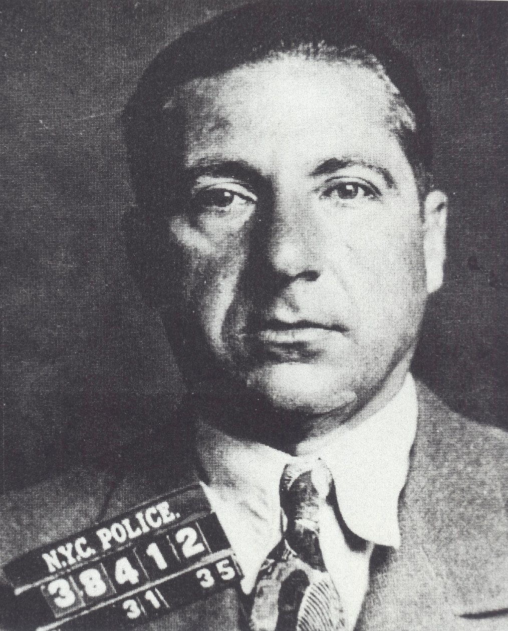 Frank Costello w 1935 roku (zdjęcie czarno-białe) autorstwa Unbekannt Unbekannt