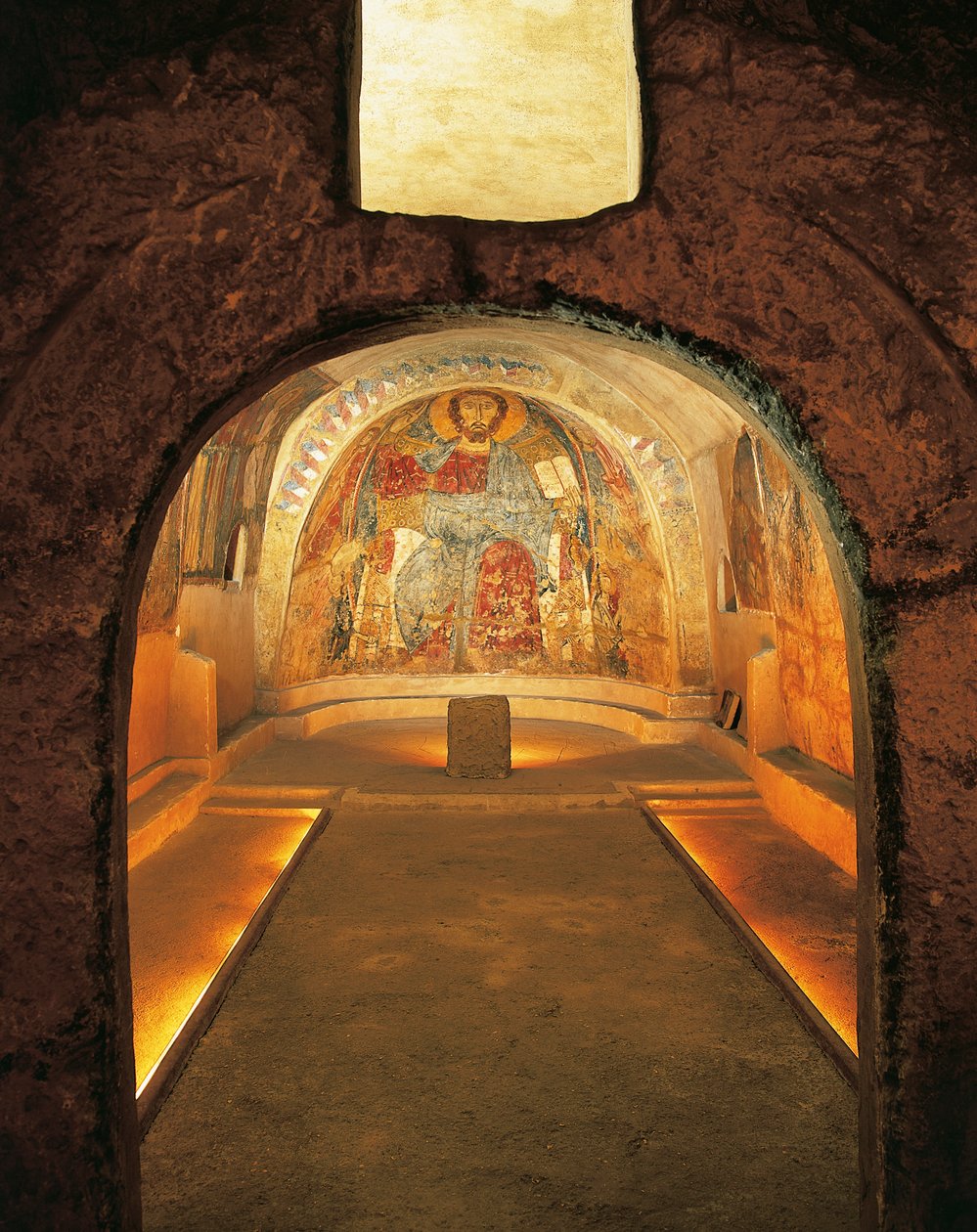Włochy, Apulia, Gravina in Puglia, Krypta skalna w kościele San Vito Vecchio autorstwa Unbekannt Unbekannt