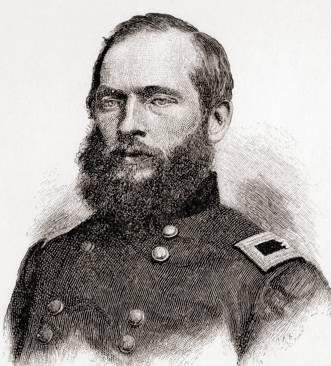 James Abram Garfield, z The Century Magazine, opublikowany 1887 (grawerowanie) autorstwa Unbekannt Unbekannt