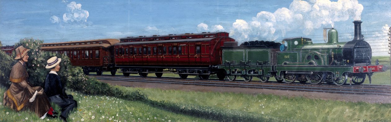 Midland Railway Express w drodze na stację St Pancras w Londynie autorstwa Unbekannt Unbekannt