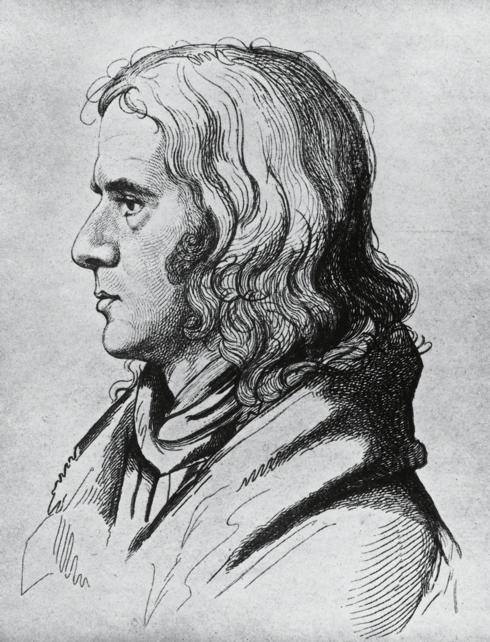 Portret Adelberta von Chamisso (1781-1838), niemieckiego poety, pisarza i botanika autorstwa Unbekannt Unbekannt